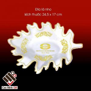 Cao Minh gift - chuyên cung cấp đĩa sứ in logo số lượng lớn với nội dung theo yêu cầu của khách hàng