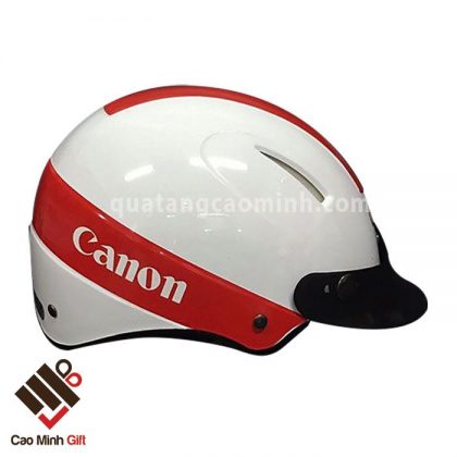 Mũ bảo hiểm CANON CM02 in logo doanh nghiệp