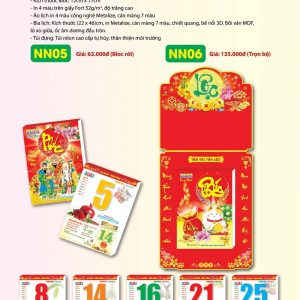 Cao Minh gift - chuyên cung cấp lịch tết in logo số lượng lớn với nội dung theo yêu cầu của khách hàng