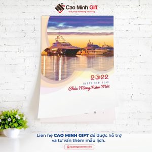 Cao Minh gift - chuyên cung cấp lịch tết in logo số lượng lớn với nội dung theo yêu cầu của khách hàng