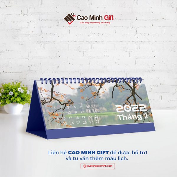 Cao Minh gift - chuyên cung cấp lịch tết in logo số lượng lớn với nội dung theo yêu cầu của khách hàng