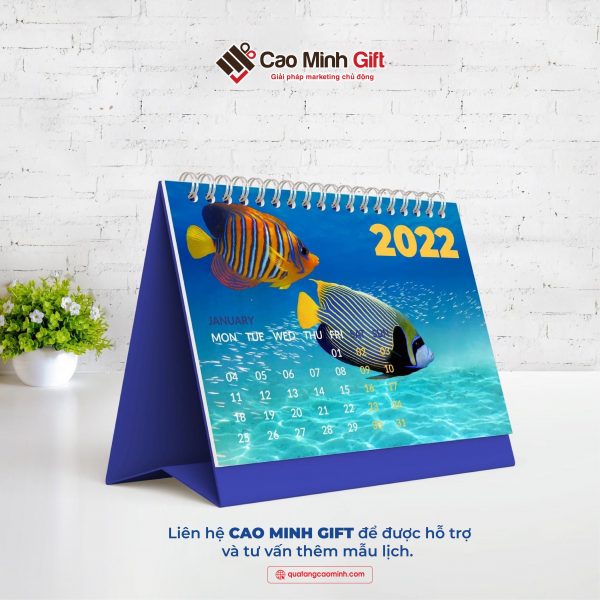 Cao Minh gift - chuyên cung cấp lịch tết in logo số lượng lớn với nội dung theo yêu cầu của khách hàng