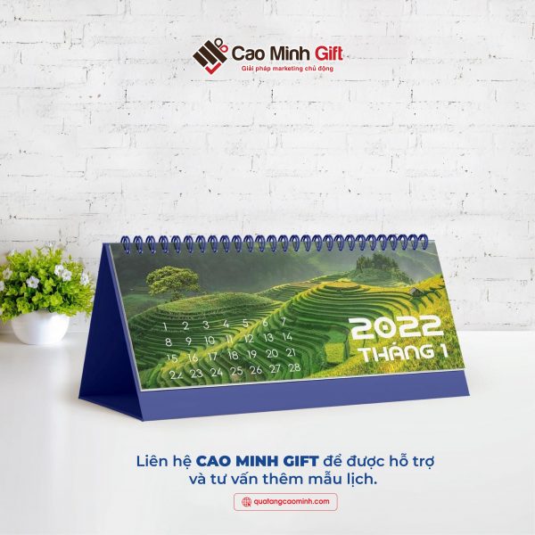 Cao Minh gift - chuyên cung cấp lịch tết in logo số lượng lớn với nội dung theo yêu cầu của khách hàng