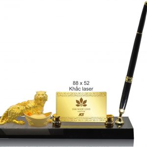Cao Minh gift - chuyên cung cấp tượng hổ mạ vàng phong thủy in logo số lượng lớn với nội dung theo yêu cầu của khách hàng
