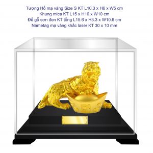 Cao Minh gift - chuyên cung cấp tượng hổ mạ vàng in logo số lượng lớn với nội dung theo yêu cầu của khách hàng
