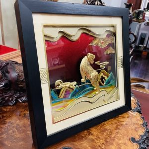 Cao Minh gift - chuyên cung cấp tranh tượng hổ dát vàng in logo số lượng lớn với nội dung theo yêu cầu của khách hàng