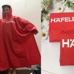Áo mưa in logo Hafele