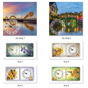 Tranh đồng hồ đẹp