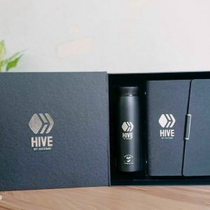 Bộ quà tặng văn phòng in logo Hive