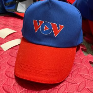 Mũ lưỡi trai in logo VOV
