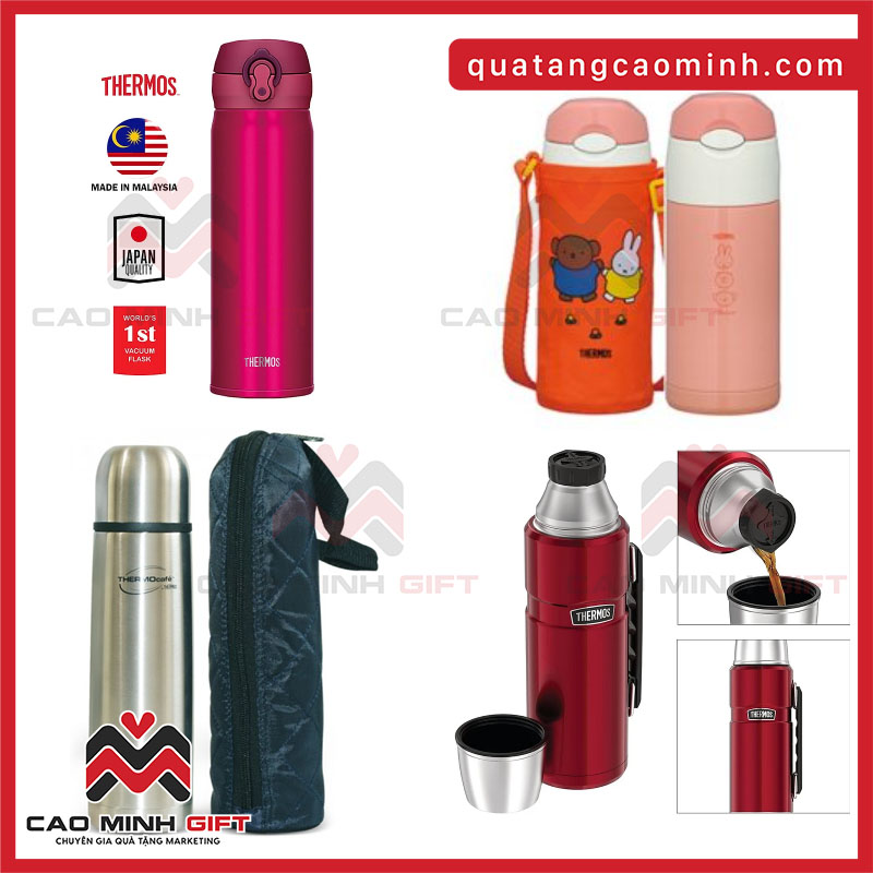 Cao Minh gift - Chuyên cung cấp bình giữ nhiệt Thermos chính hãng in logo theo yêu cầu làm quà tặng doanh nghiệp