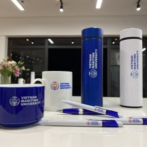 bộ quà tặng in logo Đại học Hàng hải VN