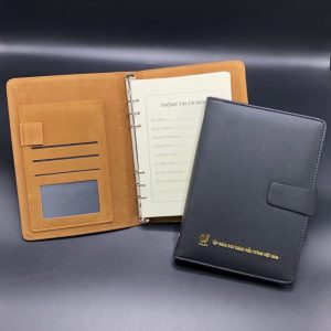 Sổ da in logo - Quà tặng doanh nghiệp in ấn theo yêu cầu