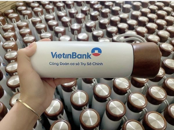 Bình giữ nhiệt in logo Vietinbank