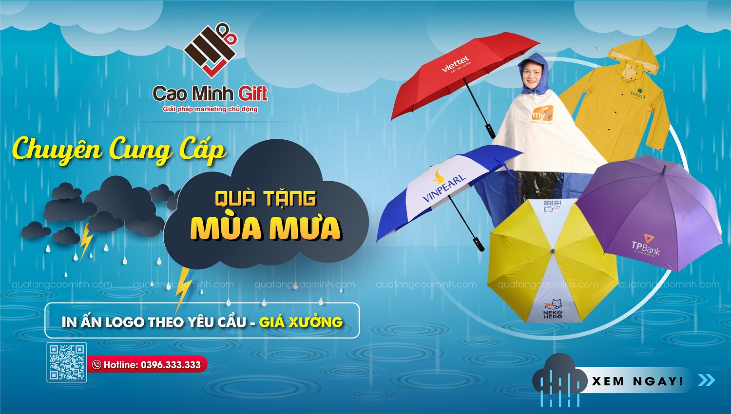 Báo giá sản xuất áo mưa quà tặng số lượng lớn giá xưởng mới nhất 2022