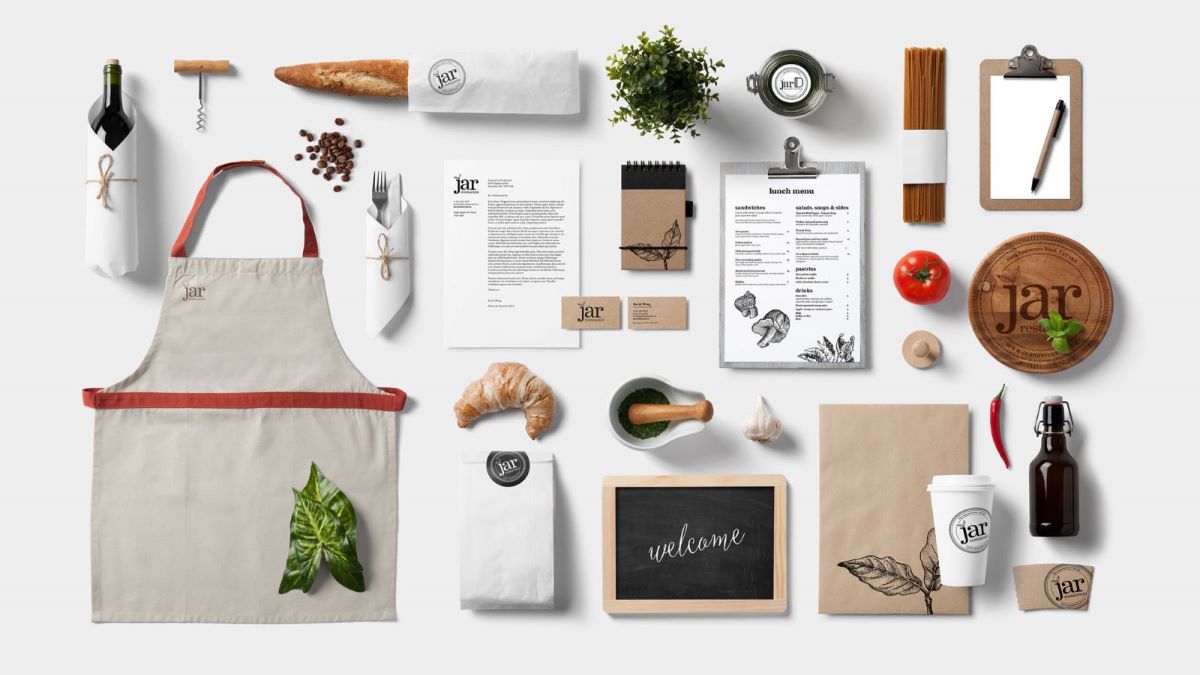 Bộ nhận diện thương hiệu nhà hàng
