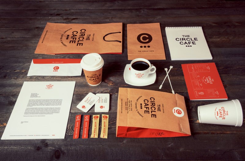 Bộ nhận diện thương hiệu quán cafe