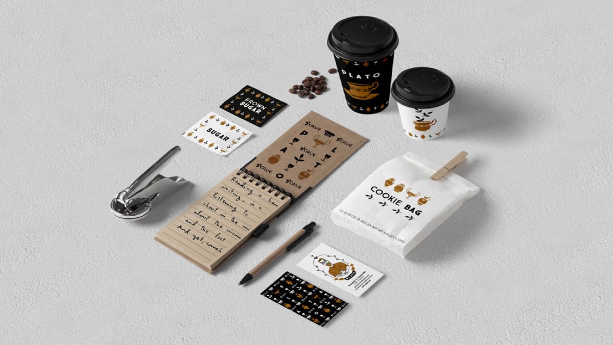 Bộ nhận diện thương hiệu quán cafe