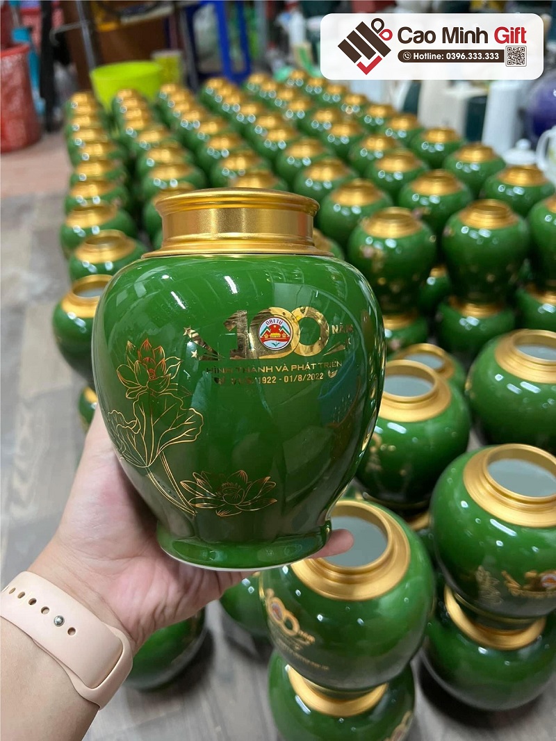 Hộp đựng trà chè in logo