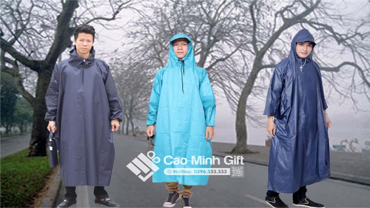 In áo mưa quà tặng