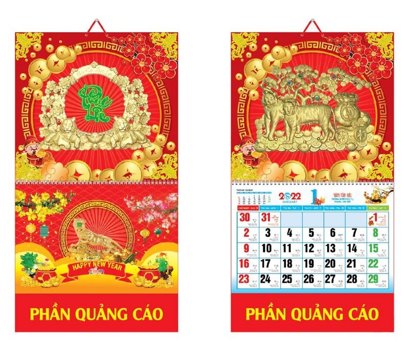 in lịch lò xo