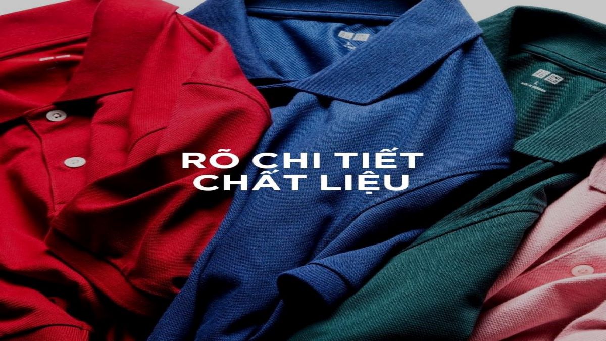Áo đồng phục chất liệu lacoste