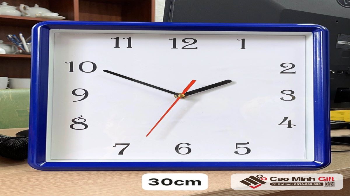 đồng hồ in logo quà tặng