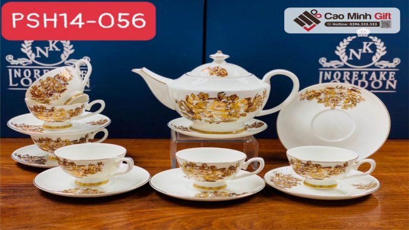 Ấm chén in logo giá bao nhiêu