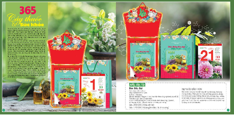 quà tặng cuối năm - lịch Tết