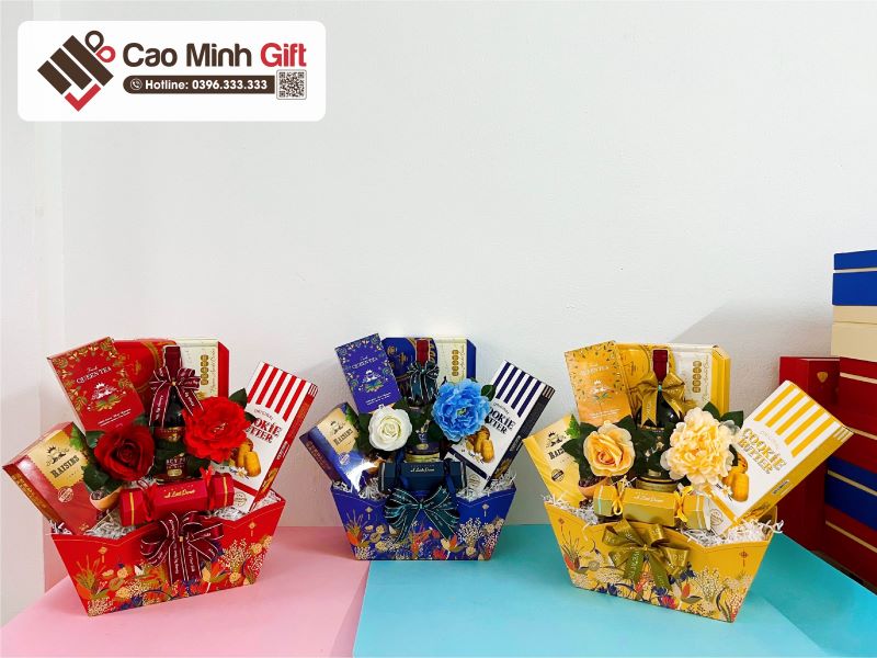 Khám phá giỏ đựng quà tết 2024 tại Cao Minh gift