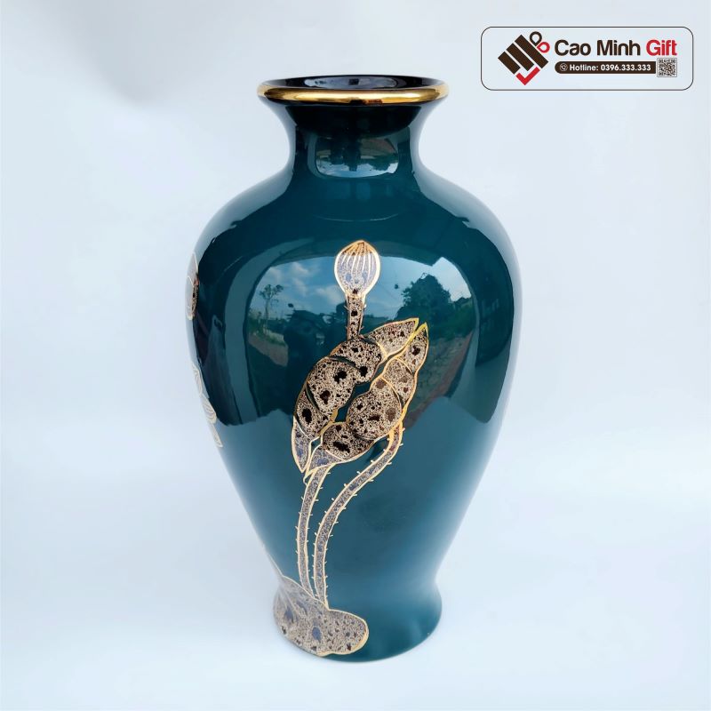 lọ hoa gốm sứ Bát Tràng