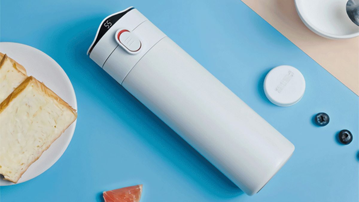 mẫu bình giữ nhiệt hiển thị nhiệt độ