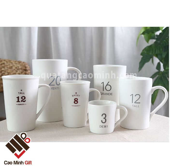 Cốc sứ in logo
