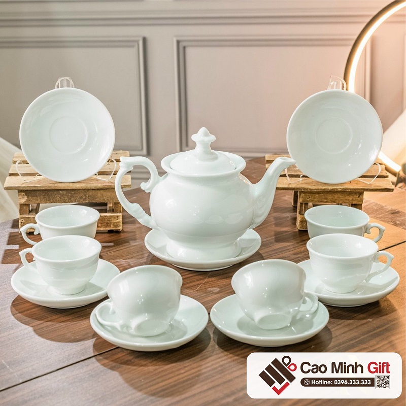 bộ ấm chén Bát Tràng