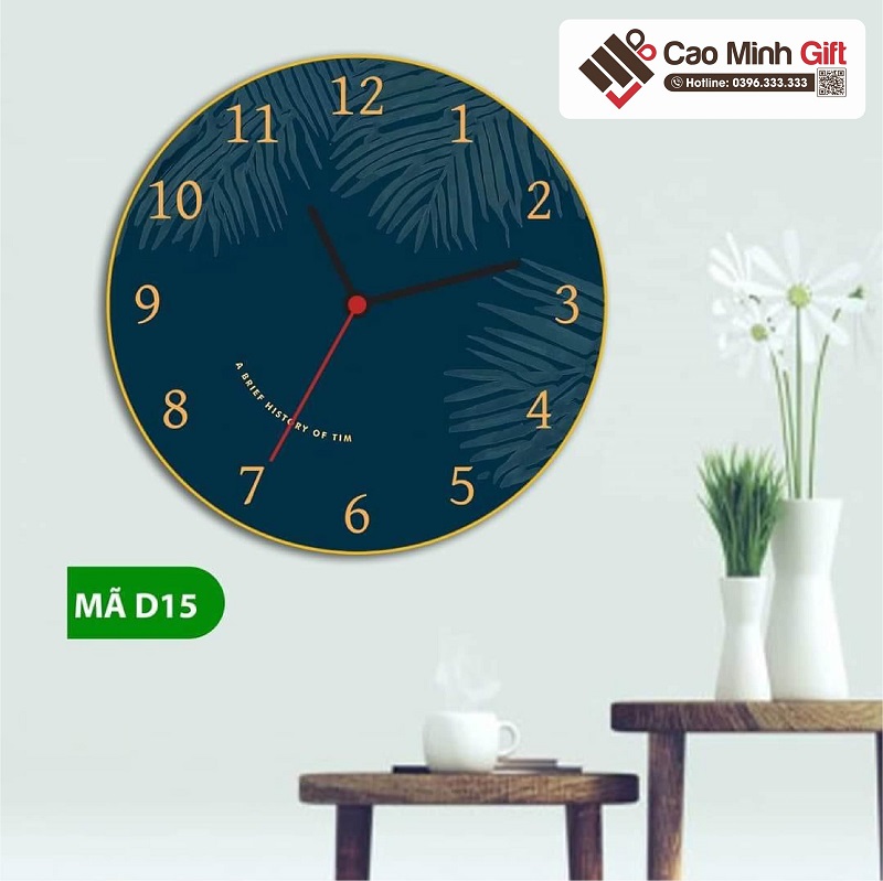 Cao Minh gift - chuyên cung cấp đồng hồ in logo số lượng lớn với nội dung theo yêu cầu của khách hàng