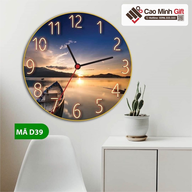 Cao Minh gift - chuyên cung cấp đồng hồ in logo số lượng lớn với nội dung theo yêu cầu của khách hàng
