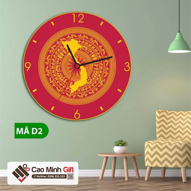 Cao Minh gift - chuyên cung cấp đồng hồ in logo số lượng lớn với nội dung theo yêu cầu của khách hàng