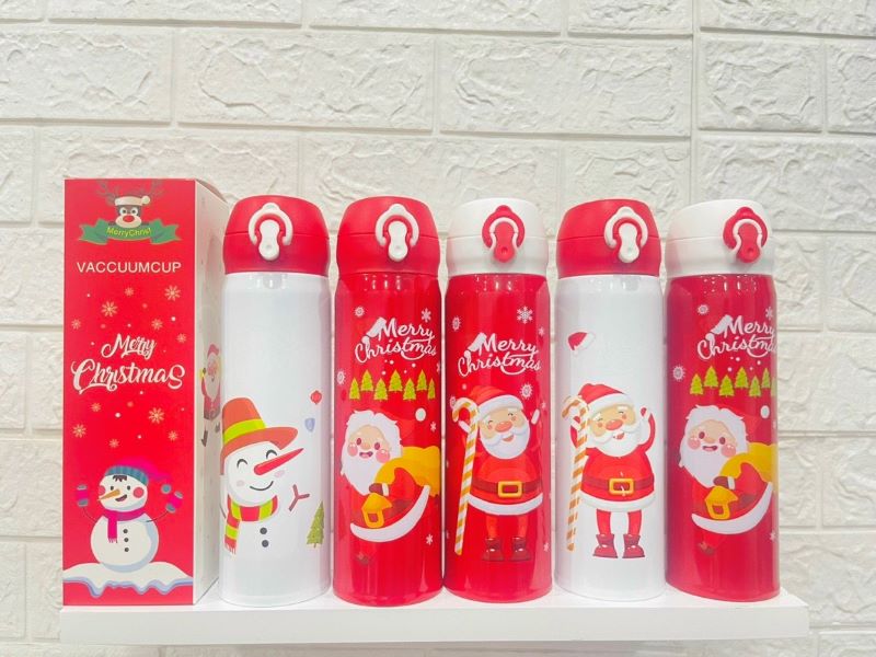 quà tặng bình giữ nhiệt giáng sinh
