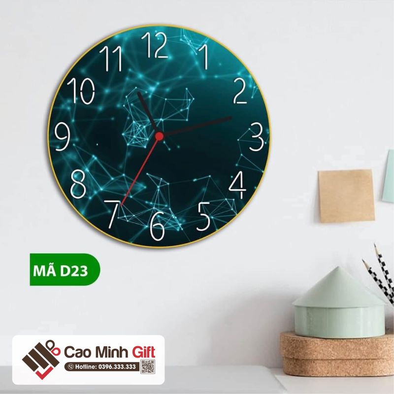 quà tặng đồng hồ kim trôi treo tường