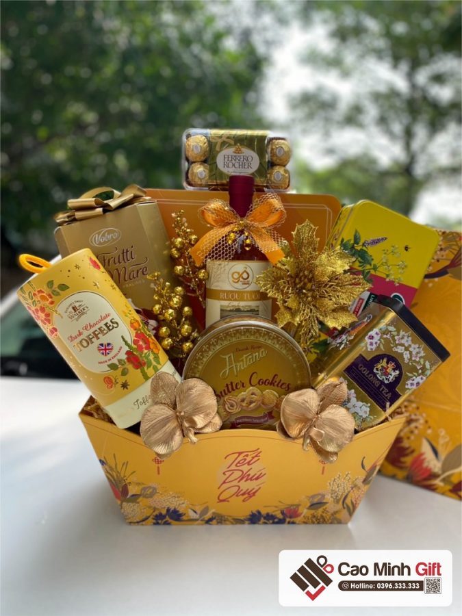 Set quà Tết sang trọng nhưng độc đáo