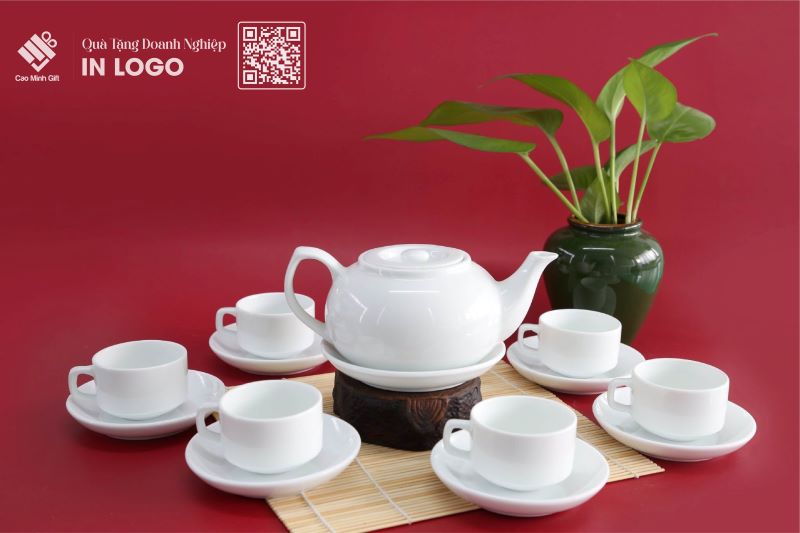 ấm chén làm quà tặng Công đoàn