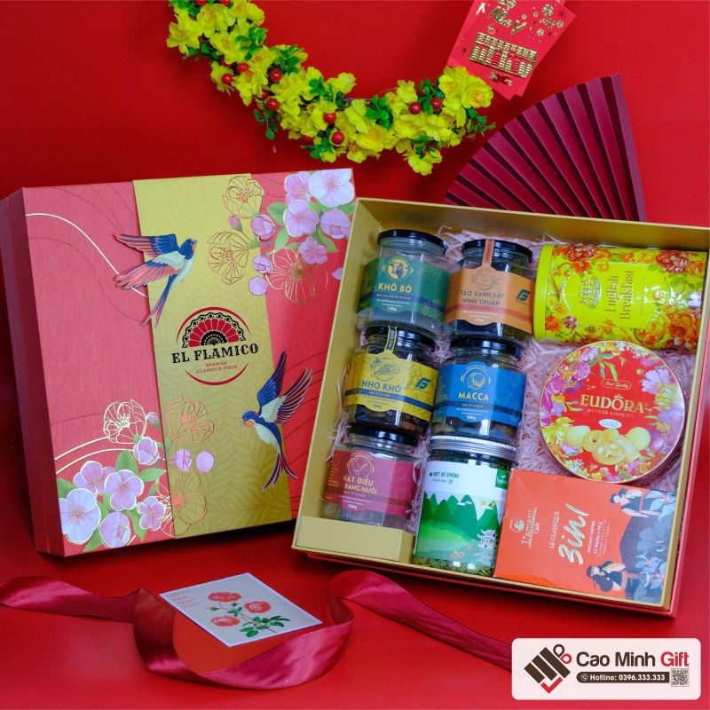 hộp quà 2 tầng