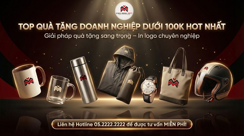 Top quà tặng dưới 100K cho doanh nghiệp hot nhất