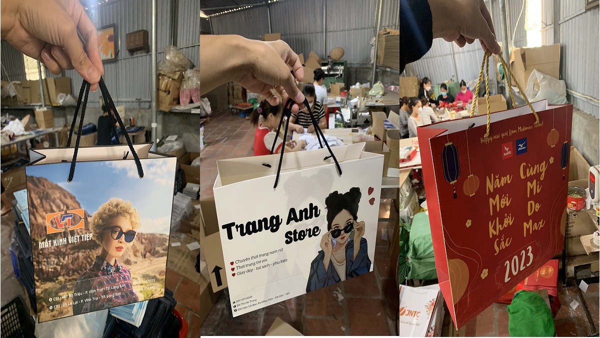 sản xuất túi giấy