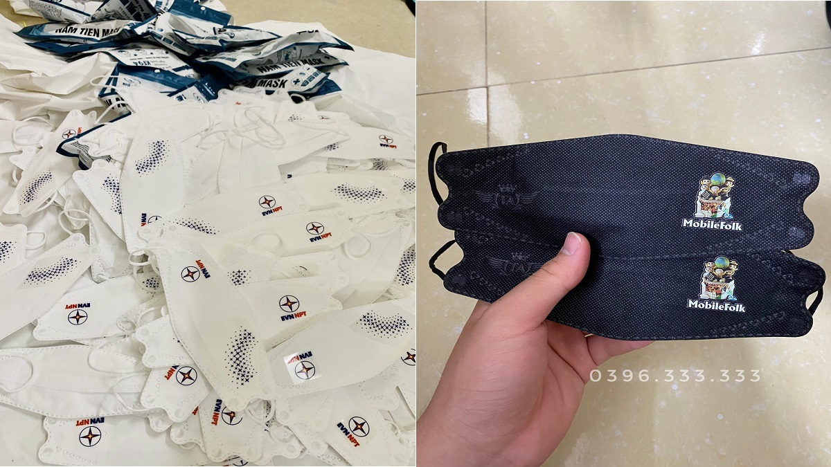 Khẩu trang in logo
