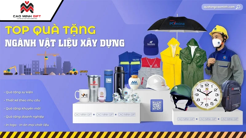 Top quà tặng ý nghĩa ngành vật liệu xây dựng
