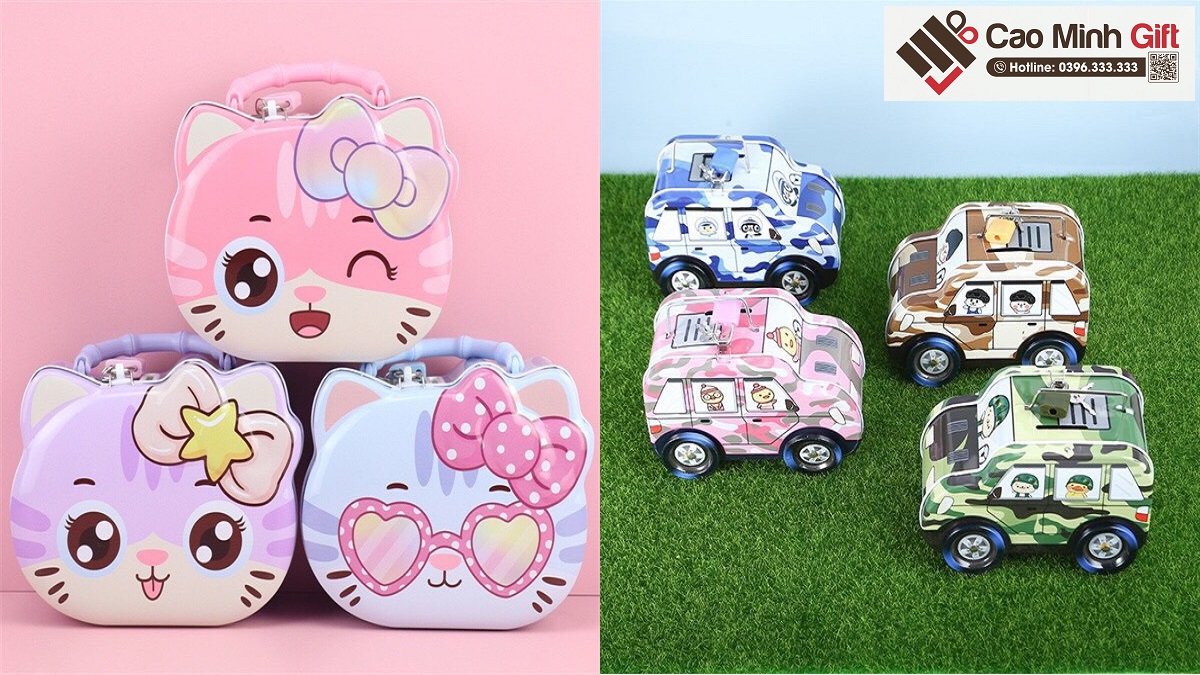 Két sắt mini hoạt hình