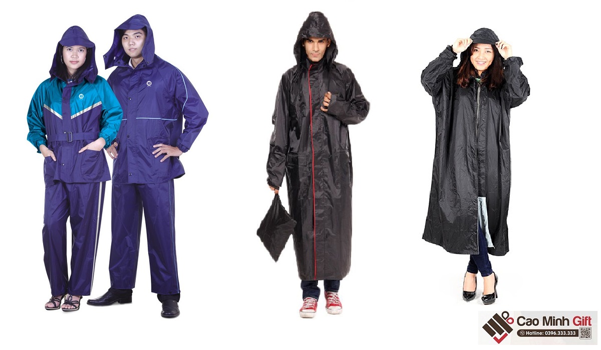 kiểu áo mưa quà tặng