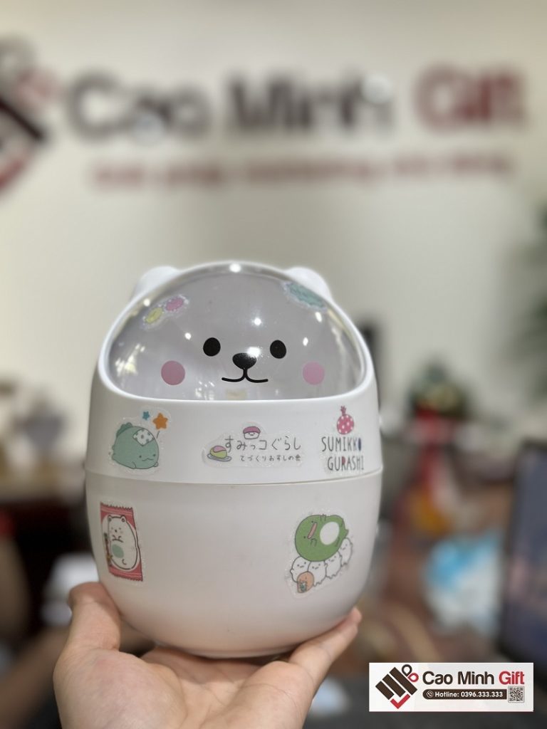 thùng rác để bàn mini