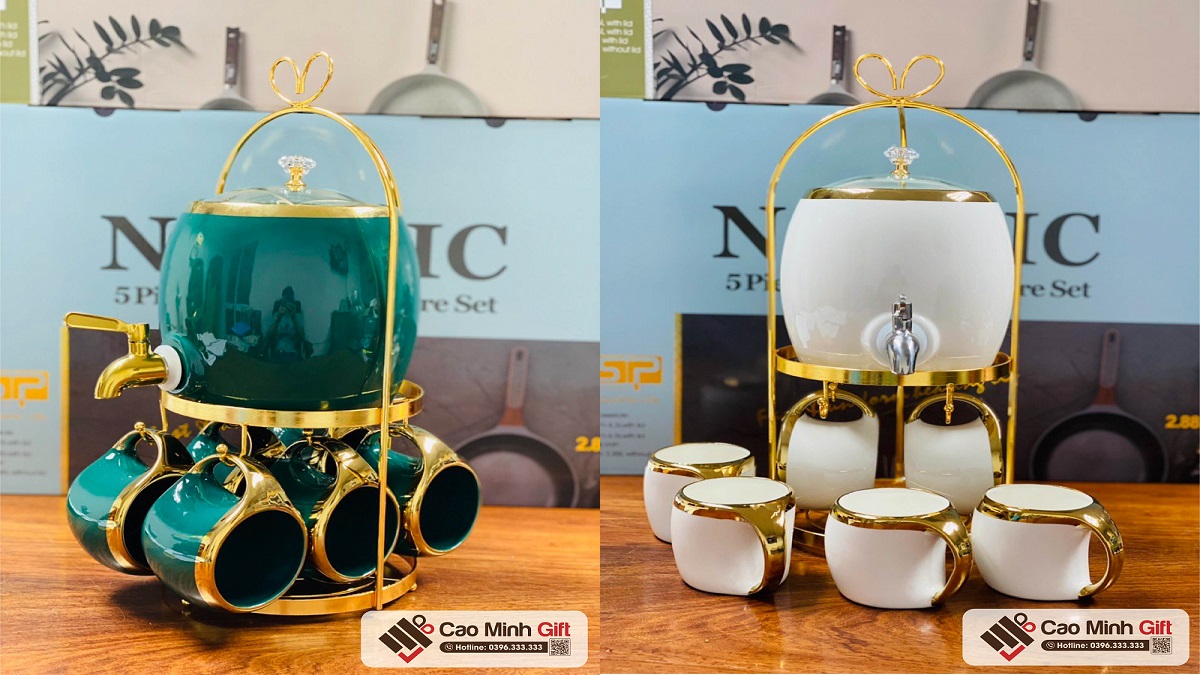 bộ ấm chén phong cách Bắc Âu